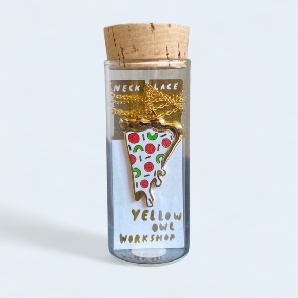 Pizza Pendant Necklace - Picture 2 of 3